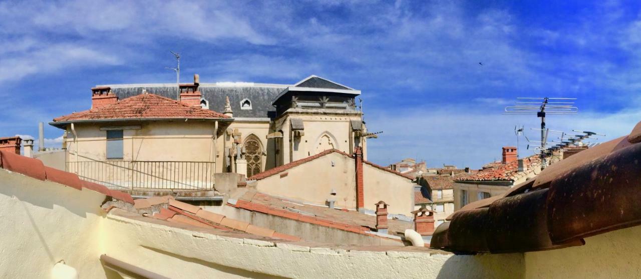 Joli Studio Avec Terrasse-Jardin Sur Les Toits, Coeur Historique Montpellier Kültér fotó
